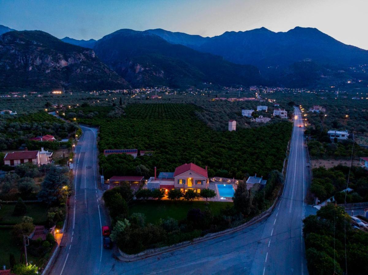 Villa Rodoula In Mystras Sparta Bagian luar foto